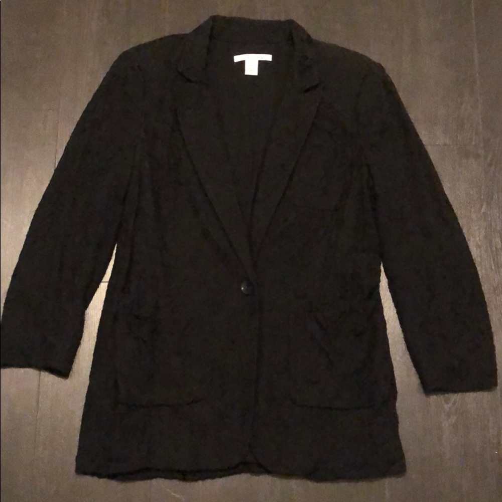 Kenneth Cole all over lace fabric blazer